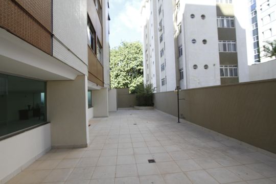 Área comum de kitnet/studio para alugar com 1 quarto, 51m² em Funcionários, Belo Horizonte