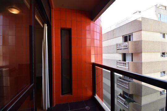 Sacada do Studio de apartamento para alugar com 1 quarto, 36m² em Batel, Curitiba