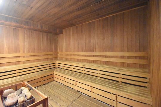 Área comum - Sauna de apartamento para alugar com 1 quarto, 36m² em Batel, Curitiba