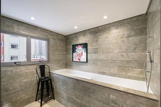 Área comum de kitnet/studio para alugar com 1 quarto, 22m² em Vila Clementino, São Paulo