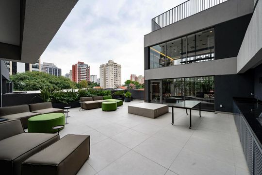 Área comum de kitnet/studio para alugar com 1 quarto, 22m² em Vila Clementino, São Paulo
