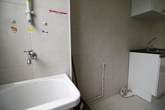 Área de serviço de apartamento à venda com 2 quartos, 67m² em Barra Olímpica, Rio de Janeiro