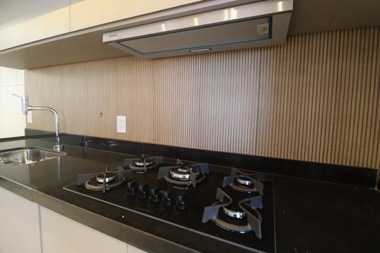 Cozinha de apartamento para alugar com 3 quartos, 96m² em Gávea, Uberlândia