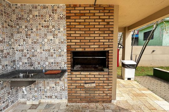 Churrasqueira de apartamento à venda com 2 quartos, 50m² em Vila Sacadura Cabral, Santo André