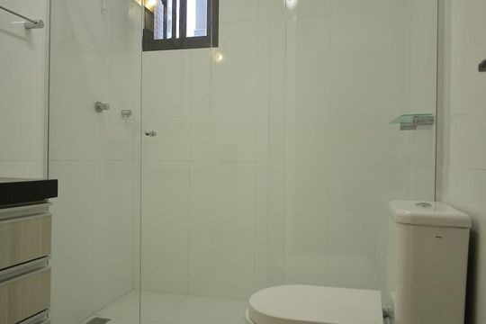 Banheiro da Suíte  de apartamento para alugar com 3 quartos, 161m² em Jd Bela Vista, São Bernardo do Campo