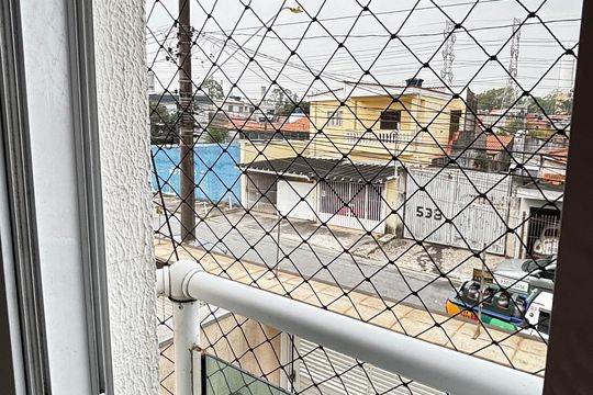 Quarto 1 Varanda de apartamento à venda com 2 quartos, 48m² em Parque Capuava, Santo André