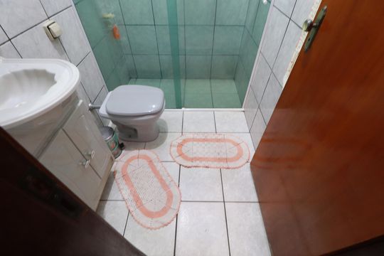 Banheiro Social  de casa para alugar com 4 quartos, 87m² em Adelino Simioni, Ribeirão Preto