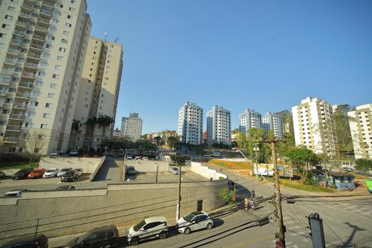 Sala - Vista  de apartamento à venda com 2 quartos, 58m² em Jd Iraja, São Bernardo do Campo
