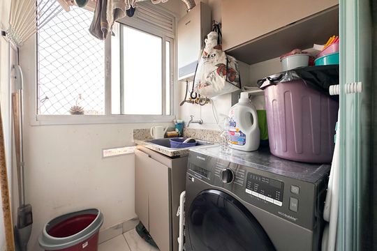 Área de Serviço de apartamento à venda com 2 quartos, 52m² em Jardim Olavo Bilac, São Bernardo do Campo
