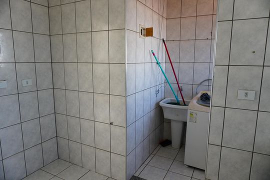 Cozinha e Área de Serviço de apartamento para alugar com 2 quartos, 68m² em Parque das Nacoes, Americana