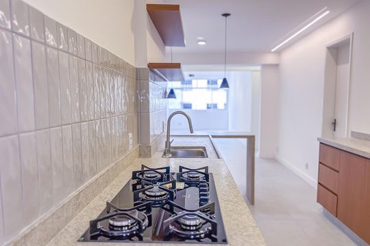 Cozinha de apartamento à venda com 3 quartos, 130m² em Ipanema, Rio de Janeiro