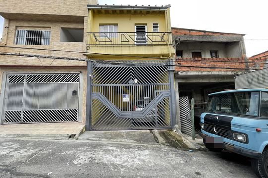 Fachada + Placa de casa à venda com 1 quarto, 60m² em Jardim Pedro José Nunes, São Paulo