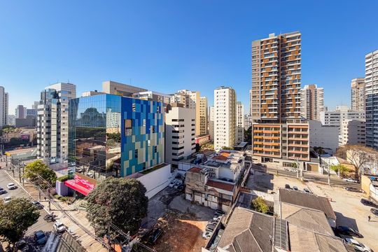 Vista do Studio de kitnet/studio para alugar com 1 quarto, 27m² em Paraíso, São Paulo