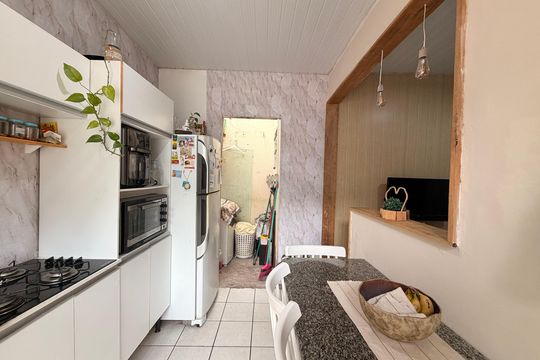 Cozinha de casa à venda com 2 quartos, 60m² em Jardim Novo Mundo, Várzea Paulista