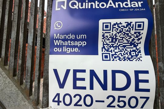 Plaquinha instalada COD PXZV-2426 de casa à venda com 2 quartos, 60m² em Jardim Novo Mundo, Várzea Paulista