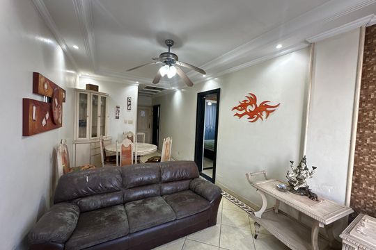 Sala de apartamento para alugar com 2 quartos, 62m² em Itararé, São Vicente