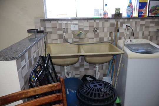 Área de Serviço de casa à venda com 6 quartos, 122m² em Conjunto Habitacional Marechal Mascarenhas de Morais, São Paulo