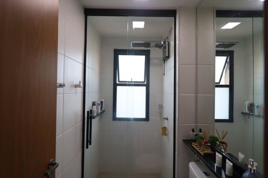 Banheiro de apartamento para alugar com 2 quartos, 57m² em Alto da Boa Vista, Ribeirão Preto
