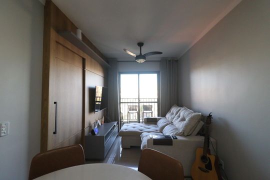 Sala de apartamento para alugar com 2 quartos, 57m² em Alto da Boa Vista, Ribeirão Preto