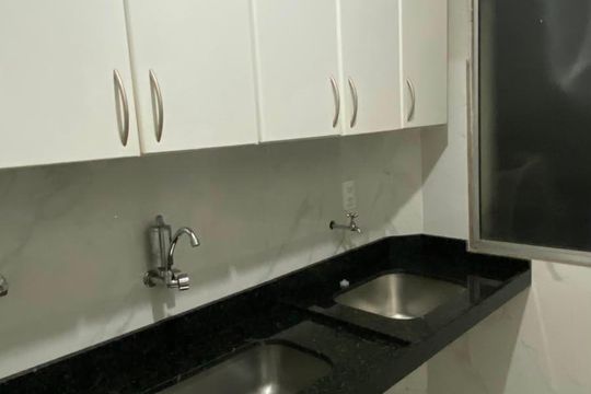 Cozinha de apartamento para alugar com 2 quartos, 49m² em Riacho das Pedras, Contagem