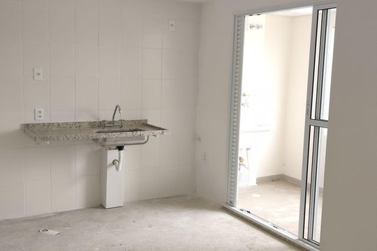 Cozinha de apartamento à venda com 2 quartos, 38m² em Itaquera, São Paulo