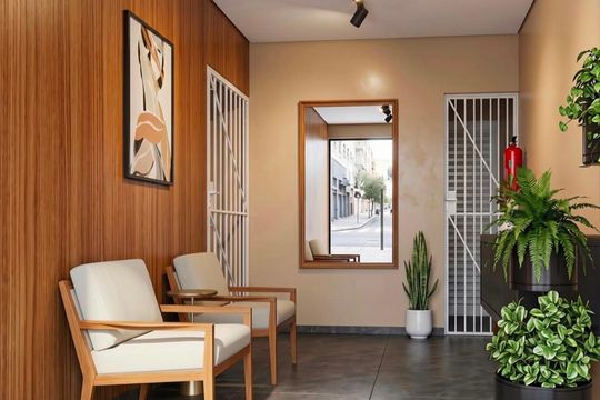 Área externa de apartamento à venda com 2 quartos, 48m² em Vila Gumercindo, São Paulo
