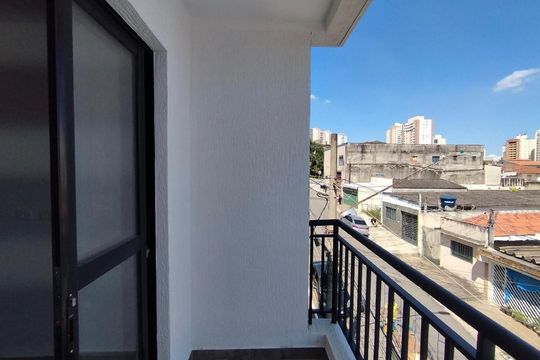 Varanda de apartamento à venda com 2 quartos, 48m² em Vila Gumercindo, São Paulo