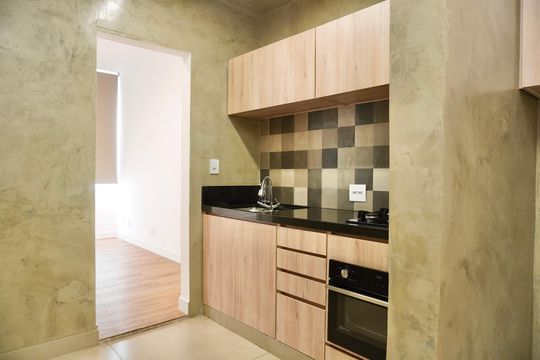 Cozinha e Área de Serviço de apartamento para alugar com 2 quartos, 64m² em Santa Efigênia, Belo Horizonte