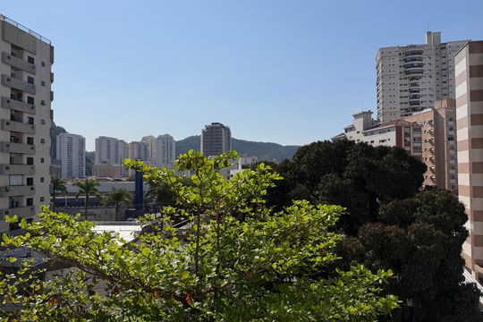 Vista de apartamento para alugar com 1 quarto, 50m² em José Menino, Santos