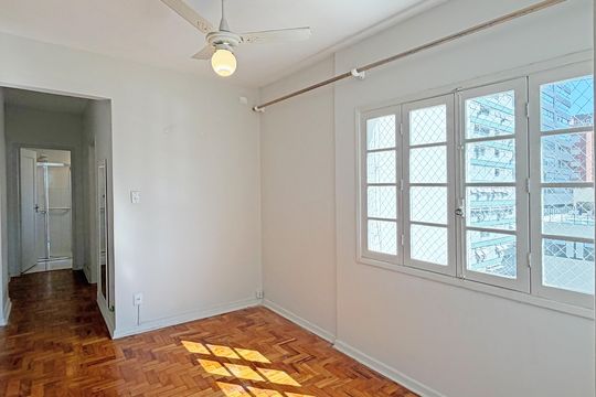 Sala de apartamento para alugar com 1 quarto, 50m² em José Menino, Santos