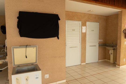 Área comum - Churrasqueira de apartamento para alugar com 2 quartos, 49m² em Bom Retiro, Paulínia