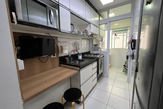 Cozinha de apartamento à venda com 2 quartos, 60m² em Vila da Saúde, São Paulo