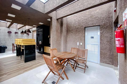 Área comum - Churrasqueira de apartamento à venda com 2 quartos, 37m² em Lapa de Baixo, São Paulo