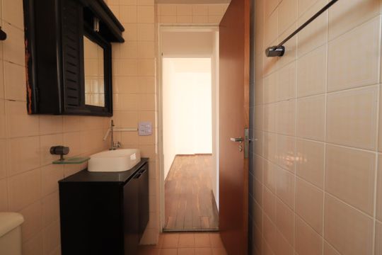 Banheiro de apartamento para alugar com 2 quartos, 58m² em Tatuapé, São Paulo