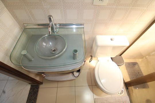 Banheiro de apartamento para alugar com 1 quarto, 36m² em Santana, São Paulo