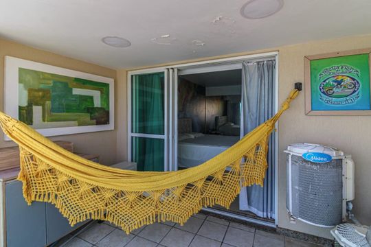 Área externa de apartamento à venda com 1 quarto, 100m² em Recreio dos Bandeirantes, Rio de Janeiro