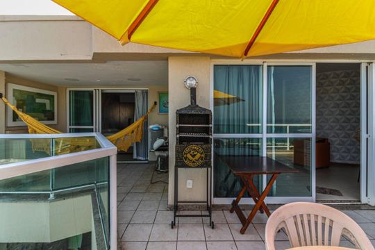 Área externa de apartamento à venda com 1 quarto, 100m² em Recreio dos Bandeirantes, Rio de Janeiro