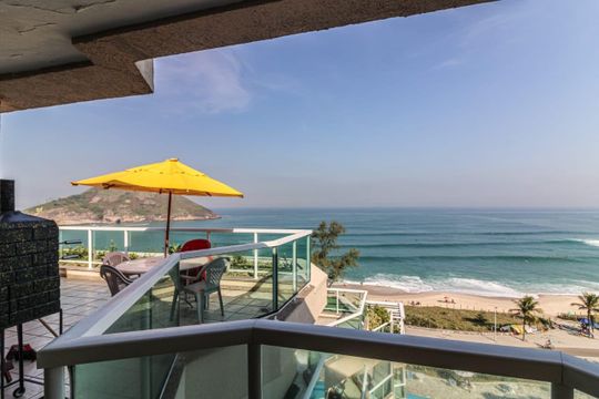 Varanda de apartamento à venda com 1 quarto, 100m² em Recreio dos Bandeirantes, Rio de Janeiro