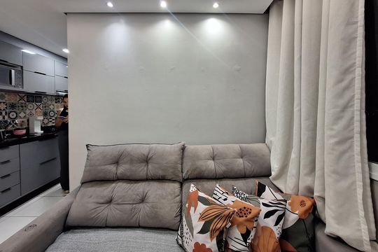 Sala  de apartamento para alugar com 2 quartos, 35m² em Rp3 (regiões de Planejamento), Santo André