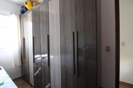 quarto 1 de casa de condomínio à venda com 2 quartos, 54m² em Jardim Sao Nicolau, São Paulo
