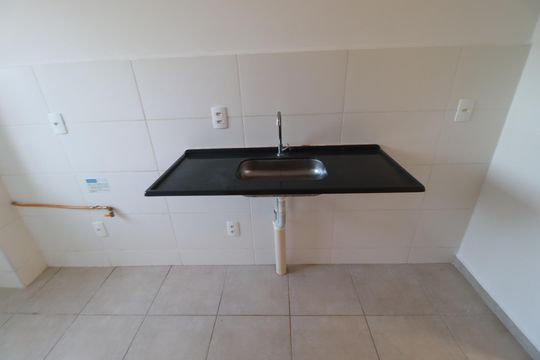 Cozinha  de apartamento para alugar com 2 quartos, 43m² em Via Norte, Ribeirão Preto