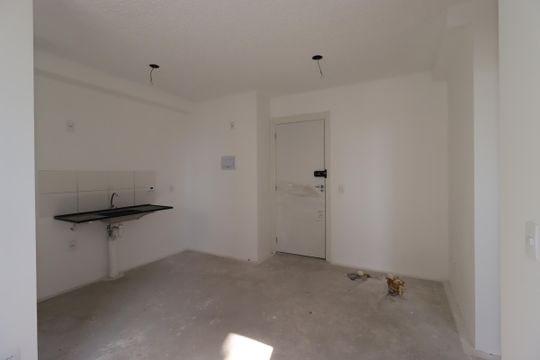 Sala de apartamento à venda com 2 quartos, 36m² em Jardim, Santo André