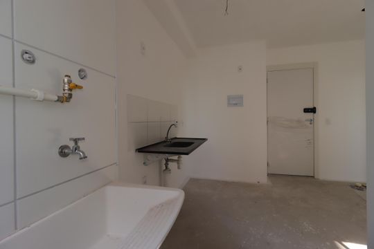Área de Serviço de apartamento à venda com 2 quartos, 36m² em Jardim, Santo André