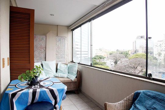 Varanda de apartamento para alugar com 1 quarto, 43m² em Centro Histórico, Porto Alegre