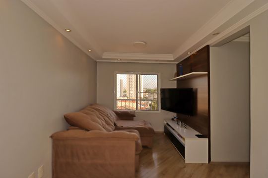 Sala de apartamento à venda com 2 quartos, 51m² em Parque Erasmo Assunção, Santo André