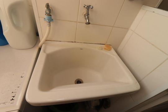 Área de Serviço de apartamento à venda com 2 quartos, 51m² em Parque Erasmo Assunção, Santo André