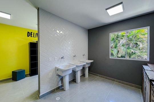 Área comum de kitnet/studio para alugar com 1 quarto, 16m² em Mooca, São Paulo