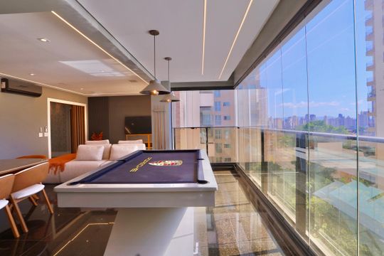 Varanda gourmet de apartamento para alugar com 3 quartos, 186m² em Jardim Analia Franco, São Paulo