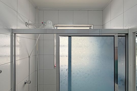 Banheiro/Área de Serviço de kitnet/studio para alugar com 1 quarto, 28m² em José Menino, Santos