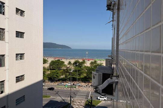 Vista de kitnet/studio para alugar com 1 quarto, 28m² em José Menino, Santos